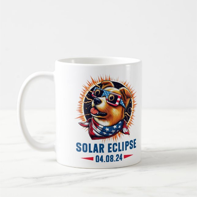 Total Solar Eclipse April 2024 Coffee Mug (Left)