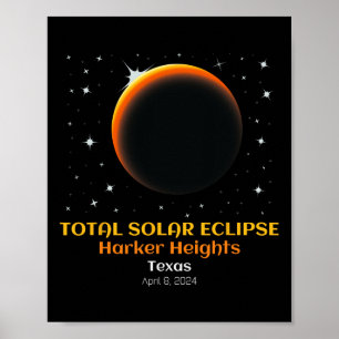 Total Solar Eclipse April 86  Poster