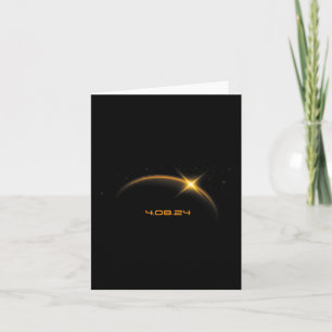 Total Solar Eclipse April 8 2024  Card