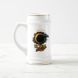 Total Solar Eclipse April 8, 2024 Commemorative Beer Stein