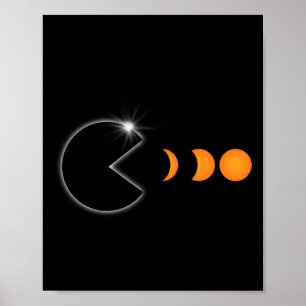 Total Solar Eclipse April 8 2024 Fun Phases Totali Poster