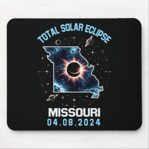 Total Solar Eclipse April 8 2024 Missouri Totality Mouse Pad