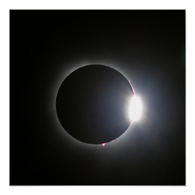 Total Solar Eclipse April 8, 2024 Poster (Front)