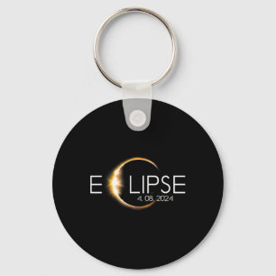 Total Solar Eclipse April 8 2024 Totality  Keychain
