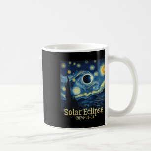 Total Solar Eclipse April 8 2024 Van Gogh Starry N Coffee Mug