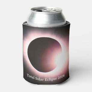 Total solar eclipse April 8th 2024 moon sun Can Cooler