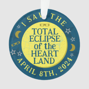 Total Solar Eclipse April 8th 2024 Viewer Souvenir Ornament