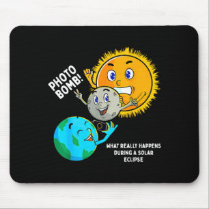 Total Solar Eclipse Astronomy Artwork Mouse Pad