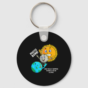 Total Solar Eclipse Astronomy Keychain
