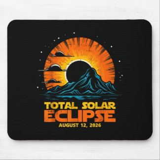Total Solar Eclipse August 12 2026 Artwork Mouse Pad