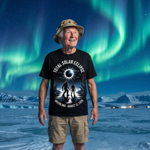Total Solar Eclipse August 12,2026 Greenland  T-Shirt