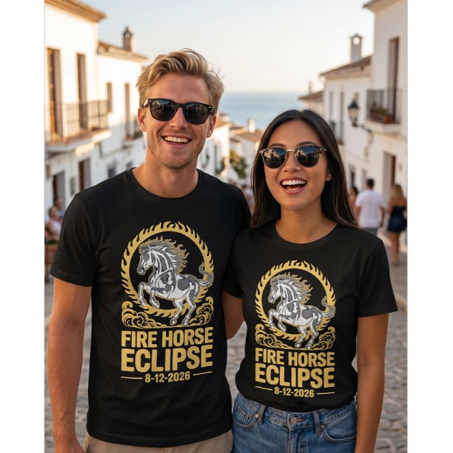 TOTAL SOLAR ECLIPSE AUGUST 12,2026 T-Shirt (Creator Uploaded)