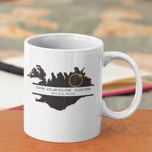 Total Solar Eclipse August 2026 – Iceland Custom Coffee Mug