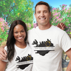 Total Solar Eclipse August 2026 – Iceland Custom T-Shirt