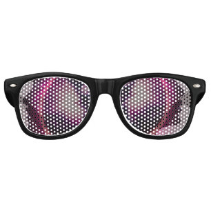 Total solar eclipse August 2026 text personalized Retro Sunglasses