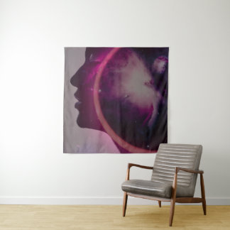 Total solar eclipse August 2026 text personalized Tapestry