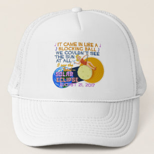 Total Solar Eclipse August 21 2017 American Funny Trucker Hat