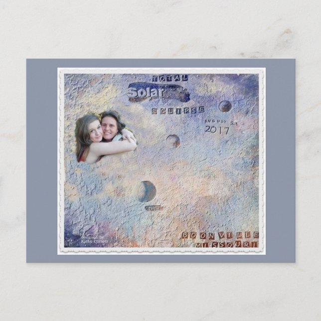 Total Solar Eclipse  August  21,  2017  Boonville Postcard (Front)