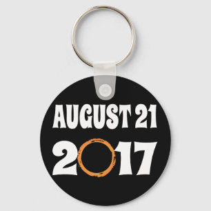 Total Solar Eclipse August 21 2017 Keychain