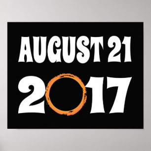 Total Solar Eclipse August 21 2017 Poster