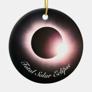 Total Solar Eclipse Ceramic Ornament