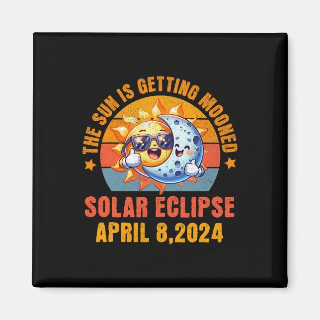 Total Solar Eclipse Chase 2024 Sun Is Getting Moon Magnet (Front)