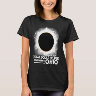 Total Solar Eclipse Cincinnati Ohio April 8 2024 T T-Shirt