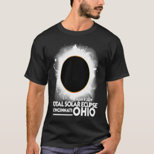 Total Solar Eclipse Cincinnati Ohio April 8 2024 T T-Shirt
