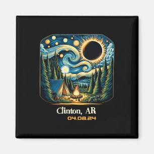 Total Solar Eclipse Clinton Arkansas 1 Magnet