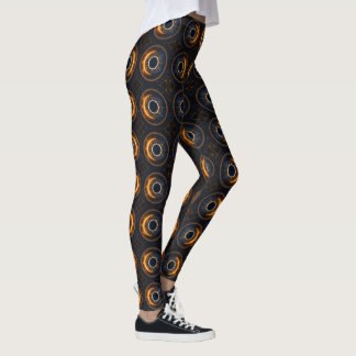 Total Solar Eclipse Custom Boho Leggings