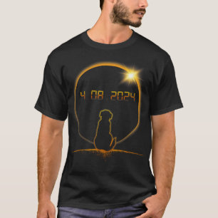Total Solar Eclipse Dog  T-Shirt
