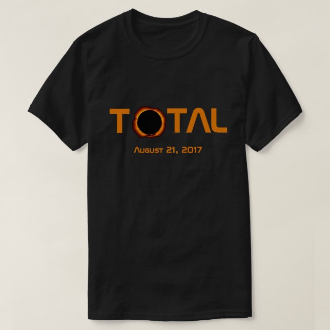 Total Solar Eclipse Event T-Shirt (Design Front)