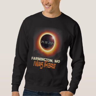 Total Solar Eclipse Farmington Missouri MO Sweatshirt