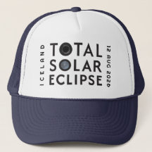 Total Solar Eclipse Hat with Custom Place Date