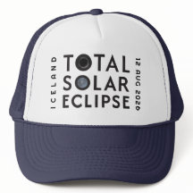 Total Solar Eclipse Hat with Custom Place Date