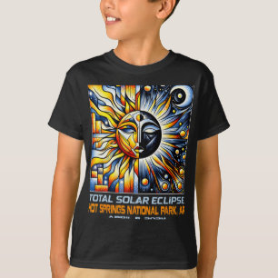 Total Solar Eclipse Hot Springs Ar Arkansas T-Shirt