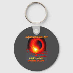 Total Solar Eclipse I Was There Lancaster New Hamp Keychain