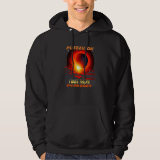 Total Solar Eclipse I Was There Poteau Oklahoma OK Hoodie