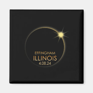 Total Solar Eclipse In Effingham Illinois 2024 Tot Magnet