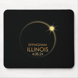 Total Solar Eclipse In Effingham Illinois 2024 Tot Mouse Pad