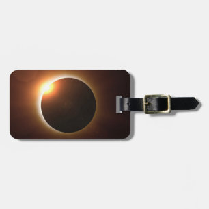 Total Solar Eclipse Luggage Tag