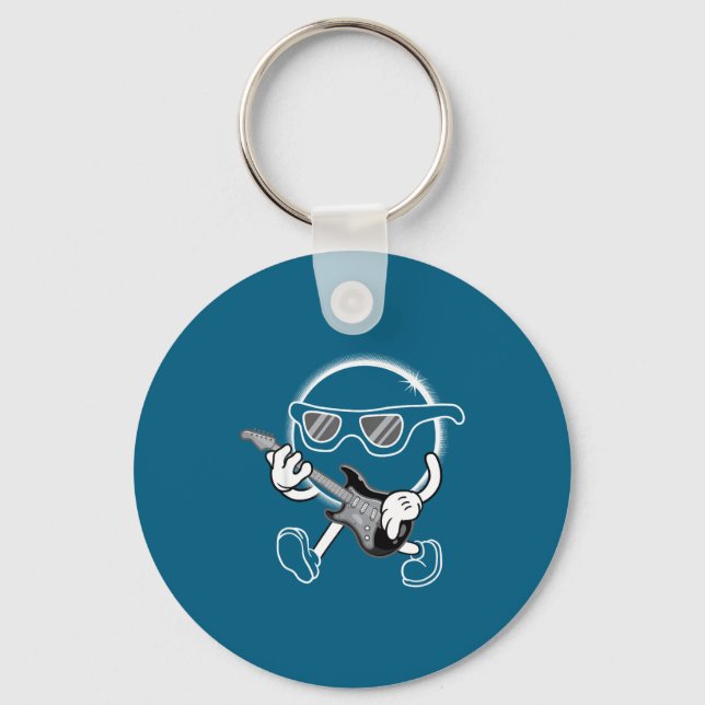 Total Solar Eclipse Matching Group Keychain (Front)
