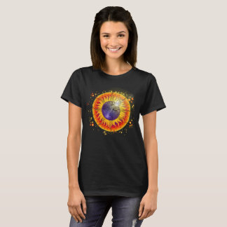 Total Solar Eclipse Moon Face T-Shirt