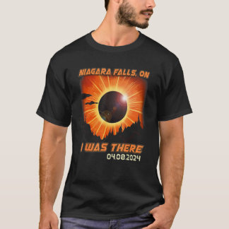 Total Solar Eclipse Mountain Hiking Niagara Falls  T-Shirt