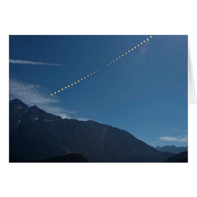 Total Solar Eclipse Mountain Time Lapse (Front Horizontal)