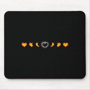Total Solar Eclipse (of The Heart) T Shirt Mouse Pad