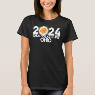 Total Solar Eclipse Ohio 2024 American Totality 20 T-Shirt