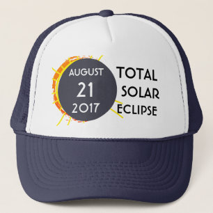 Total Solar Eclipse one-of-a-kind customizable Trucker Hat