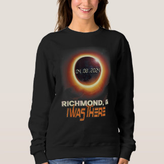 Total Solar Eclipse Richmond Indiana IN Sweatshirt