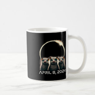 Total Solar Eclipse Shirt 2024 Opossum In Astronom Coffee Mug